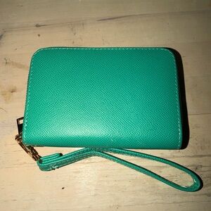 Teal Wristlet Wallet